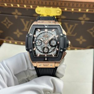 Hublot Spirit of Big Bang King Gold Black Ceramic Best Replica 42mm