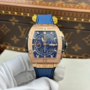 Hublot Spirit of Big Bang King Gold Blue Best Replica BBF 42mm