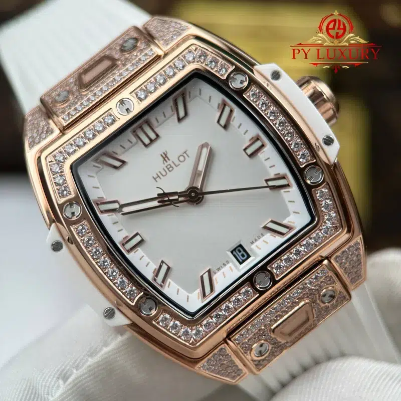 Hublot-Spirit-of-Big-Bang-King-Gold-White-Pave-Rubber-Strap-Replica-6-800x800 Hublot Spirit of Big Bang King Gold White Pav¨¦ Rubber Strap Replica 39mm - Image 5