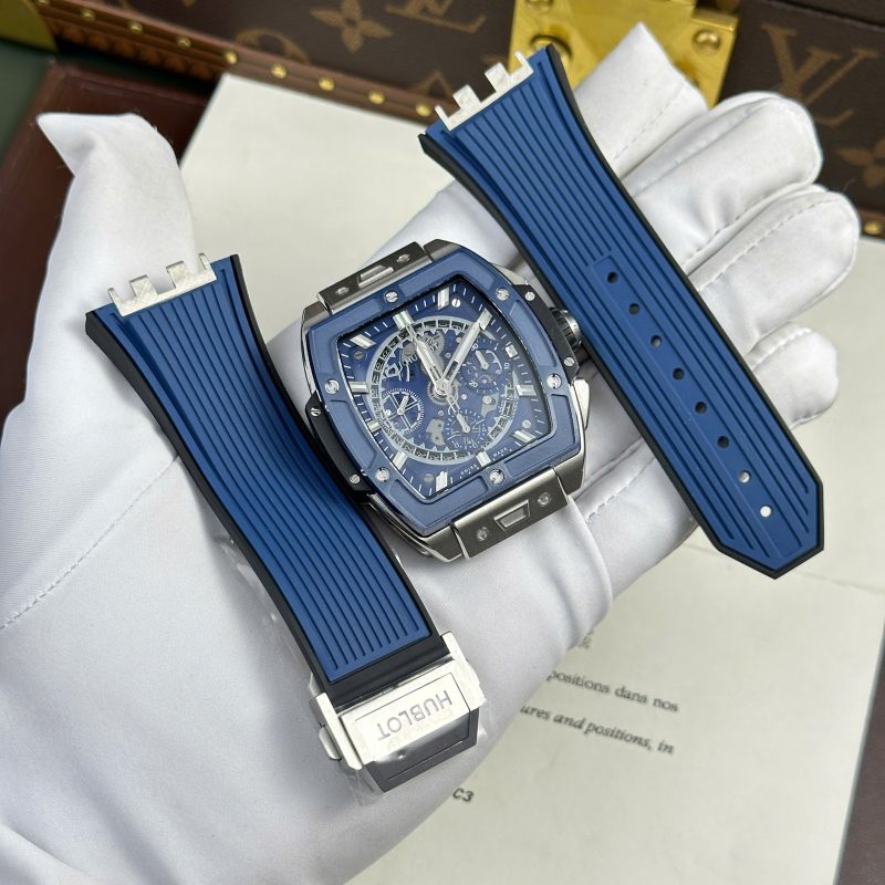 Hublot-Spirit-of-Big-Bang-Titanium-Blue-Ceramic-Blue-Dial-2-800x800 Hublot Spirit of Big Bang Titanium Blue Ceramic Blue Dial Rubber Strap 1:1 Best Replica BBF 42mm - Image 2