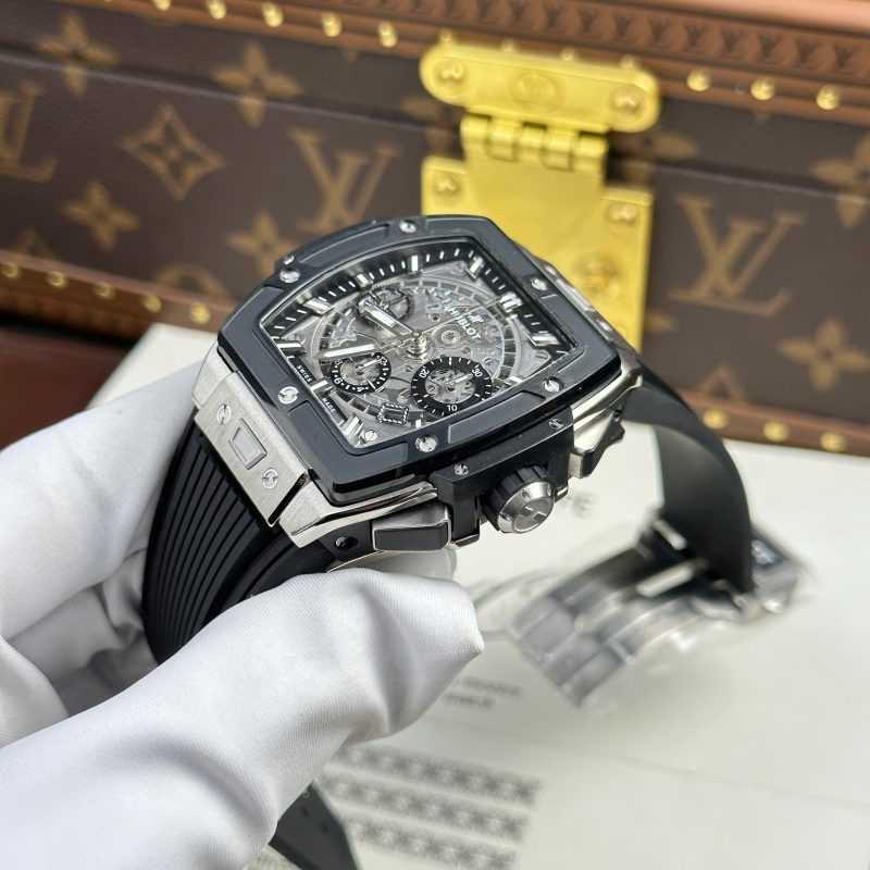 Hublot-Spirit-of-Big-Bang-Titanium-Ceramic-Black-Best-Replica-4-800x800 Hublot Spirit of Big Bang Titanium Ceramic Black 1:1 Best Clone BBF 42mm - Image 4