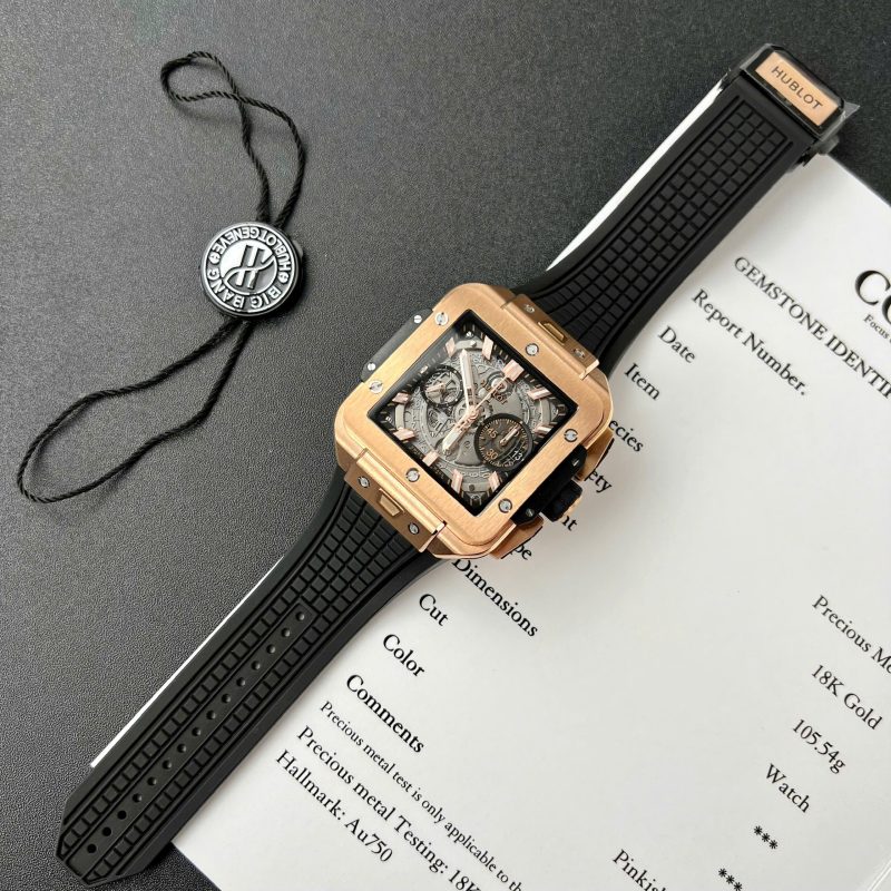 Hublot-Square-Bang-Unico-King-Gold-Best-Replica-2-800x800 Hublot Square Bang Unico King Gold Best Quality Replica BBF 42mm - Image 2
