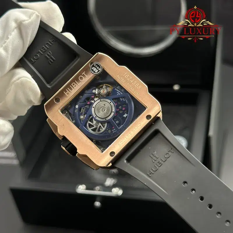 Hublot-Square-Bang-Unico-King-Gold-Blue-Rubber-Strap-Best-Replica-10-800x800 Hublot Square Bang Unico King Gold Blue Rubber Strap Best Replica BBF 42mm - Image 10