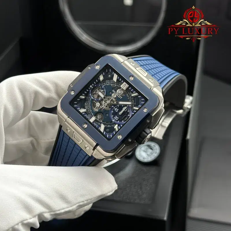 Hublot-Square-Bang-Unico-Titanium-Blue-Ceramic-Best-Replica-BBF-3-800x800 Hublot Square Bang Unico Titanium Ceramic Blue Best Replica BBF 42mm - Image 3
