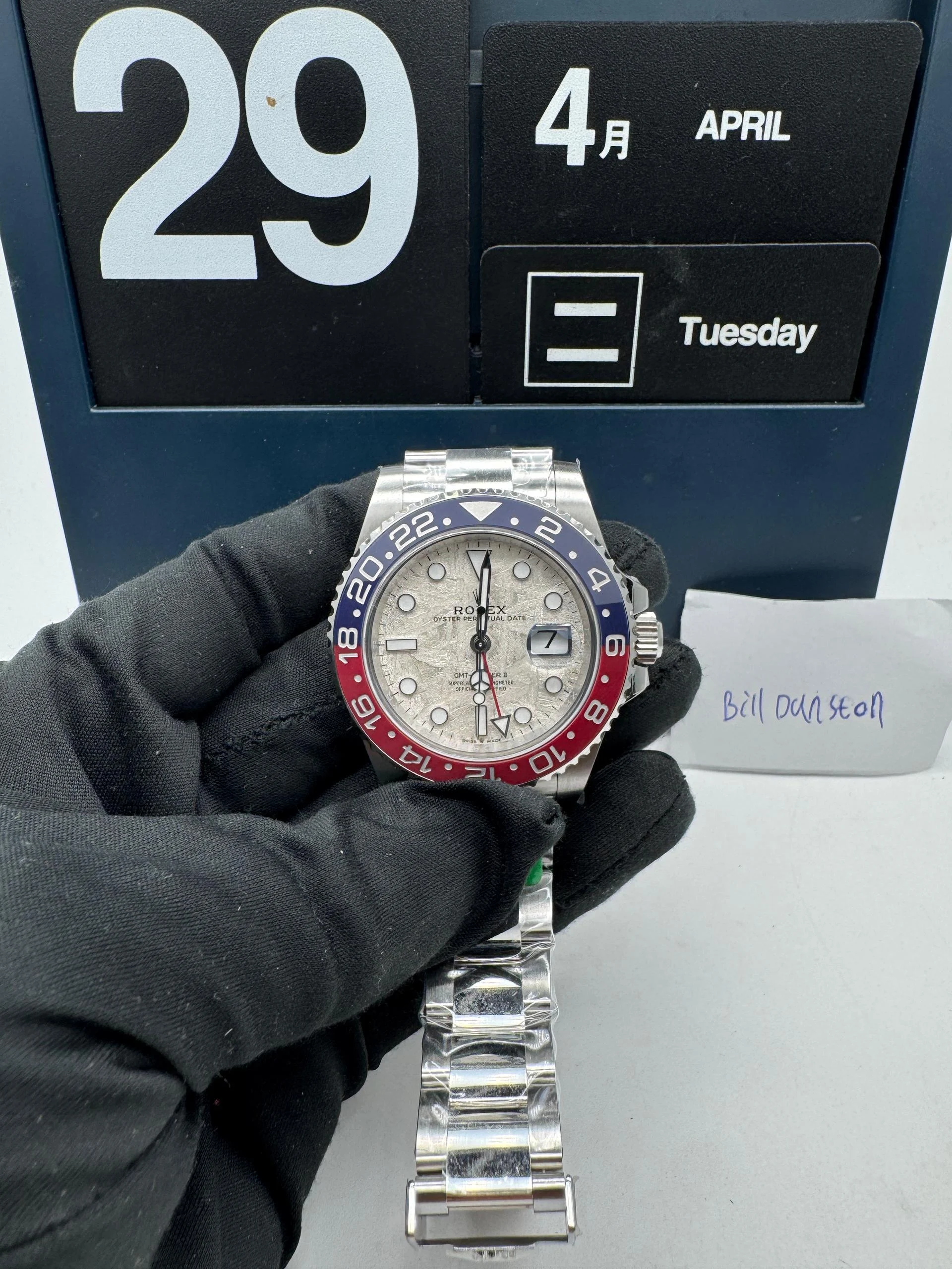 IMG-20250505-WA0028 Rolex GMT-Master II watch meteorite dial - Image 4