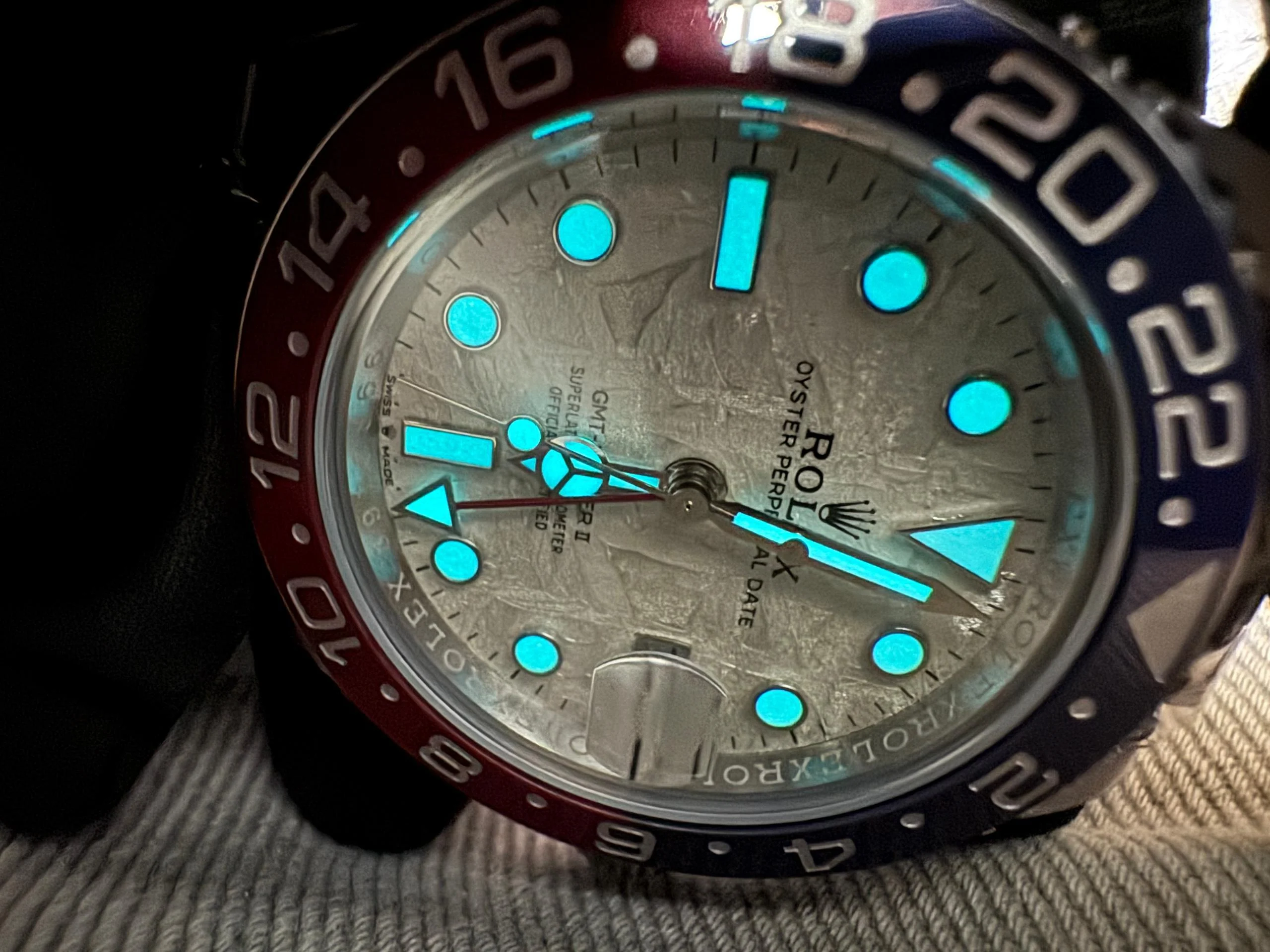 IMG-20250505-WA0029 Rolex GMT-Master II watch meteorite dial - Image 5