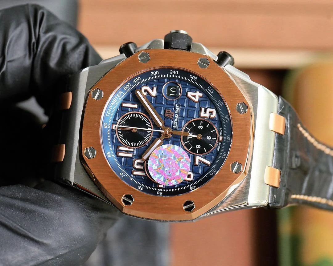 IMG-20250521-WA0034 Audemars Piguet Royal Oak Offshore Chronograph SS 18K Rose Gold Bucherer LIMITED 26471SR.OO.D101CR.01 - Image 7