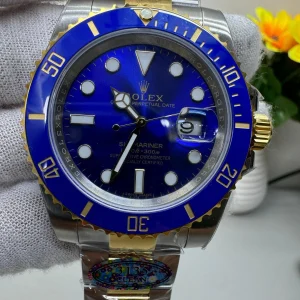 Rolex Submariner 116613LB ¨C Bluesy ¨C Box, Booklet and NFC Card