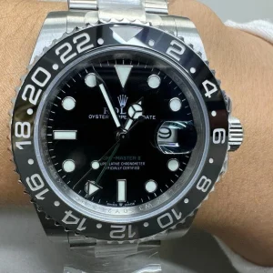 Rolex GMT-Master II Black Grey Bezel Oyster Bracelet ¡°Bruce Wayne¡± 126710GRNR Super Clone