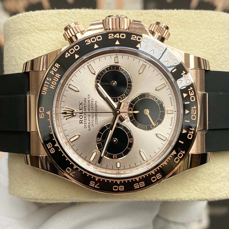 IMG_1408 Daytona 126515 40mm Rose Gold/Rubber with Rose Gold Dial - Image 4