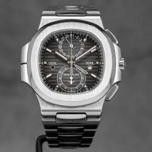 Patek Philippe Nautilus 5990/1A Travel Time Steel Black Dial