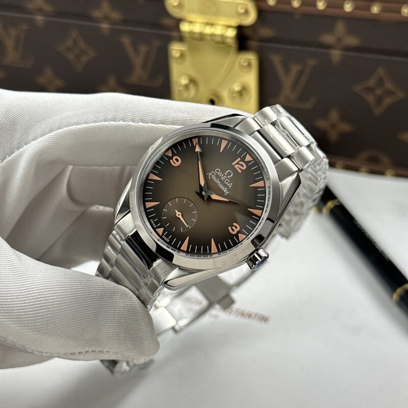 OMEGA-Seamaster-Railmaster-Brown-Dial-Steel-Best-Replica-3-800x800 Omega Seamaster Railmaster 235.10.38.20.13.001 Steel Brown Dial Best Replica VSF 38mm - Image 3