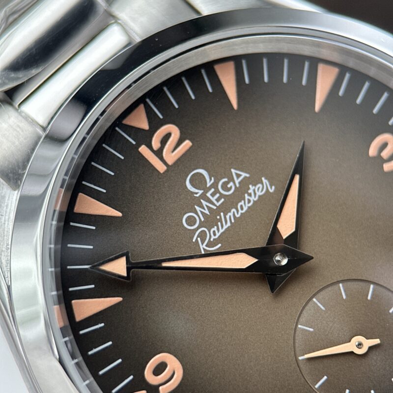 OMEGA-Seamaster-Railmaster-Brown-Dial-Steel-Best-Replica-5-800x800 Omega Seamaster Railmaster 235.10.38.20.13.001 Steel Brown Dial Best Replica VSF 38mm - Image 5