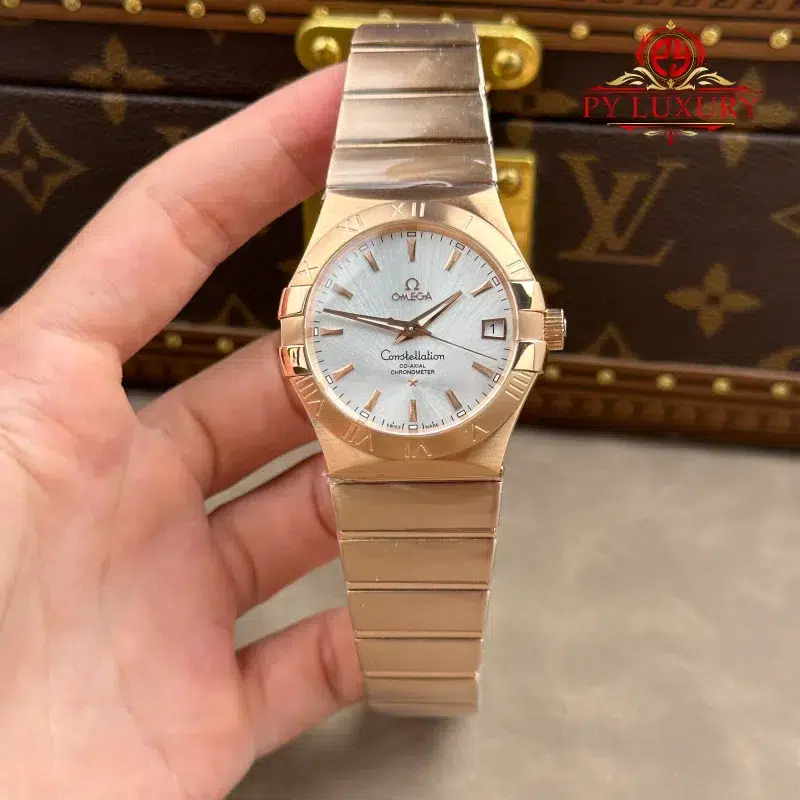 Omega-Constellation-123.50.38.21.02.001-Red-Gold-Silver-Dial-Best-Replica-1-800x800 Omega Constellation 123.50.38.21.02.001 Red Gold Silver Dial Best Replica 38mm