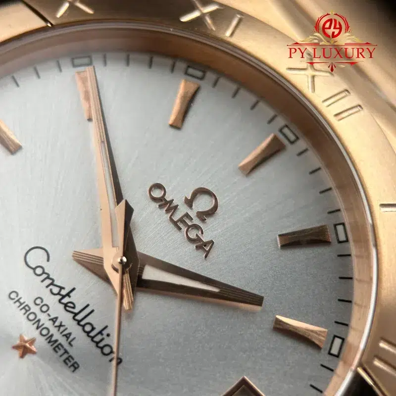 Omega-Constellation-123.50.38.21.02.001-Red-Gold-Silver-Dial-Best-Replica-6-800x800 Omega Constellation 123.50.38.21.02.001 Red Gold Silver Dial Best Replica 38mm - Image 6