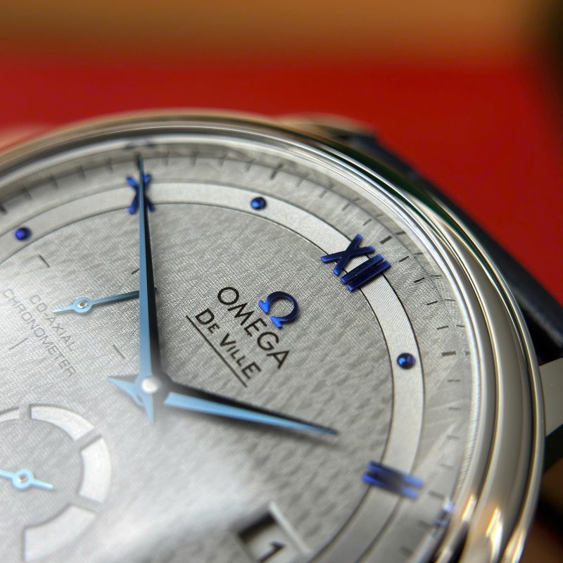 Omega-De-Ville-Prestige-Power-Reserve-Grey-Dial-Leather-7-800x800 Omega De Ville Prestige Power Reserve Grey Dial Blue Leather Strap Best Clone 39.5mm - Image 7