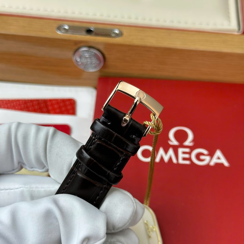 Omega-De-Ville-Prestige-Power-Reserve-Rose-Gold-Silver-Dial-Leather-12-800x800 Omega De Ville Prestige Power Reserve Rose Gold Silver Dial Leather Strap Best Replica 39.5mm - Image 12