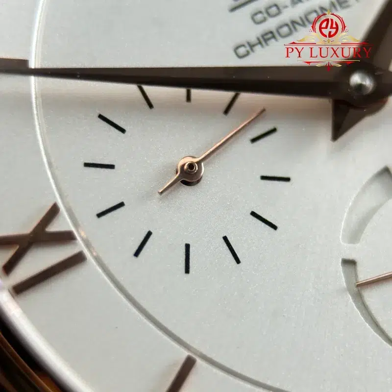 Omega-De-Ville-Prestige-Power-Reserve-Rose-Gold-White-Dial-Leather-Strap-8-800x800 Omega De Ville Prestige Power Reserve Rose Gold White Dial Leather Strap Best Replica 39.5mm - Image 8