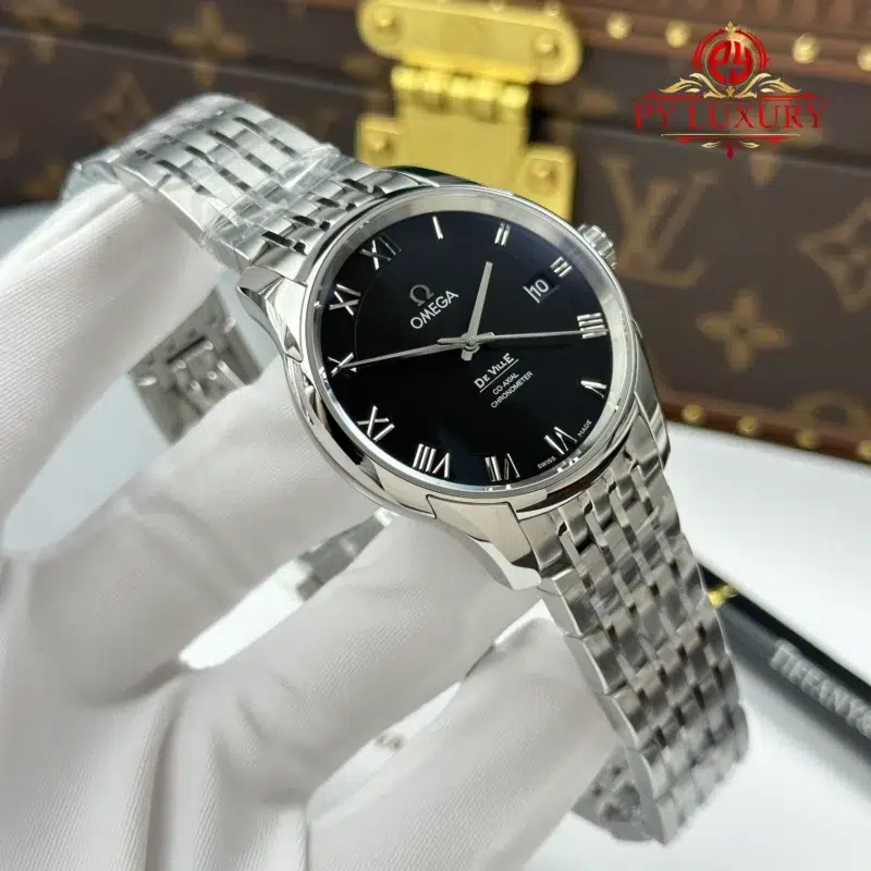Omega-DeVille-Co-Axial-Chronometer-431.10.41.21.01.001-Black-Dial-2-800x800 Omega DeVille Co-Axial Chronometer 431.10.41.21.01.001 Black Dial Best Replica VSF 41mm - Image 2