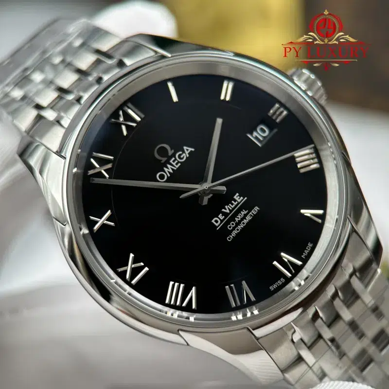 Omega-DeVille-Co-Axial-Chronometer-431.10.41.21.01.001-Black-Dial-4-800x800 Omega DeVille Co-Axial Chronometer 431.10.41.21.01.001 Black Dial Best Replica VSF 41mm - Image 4