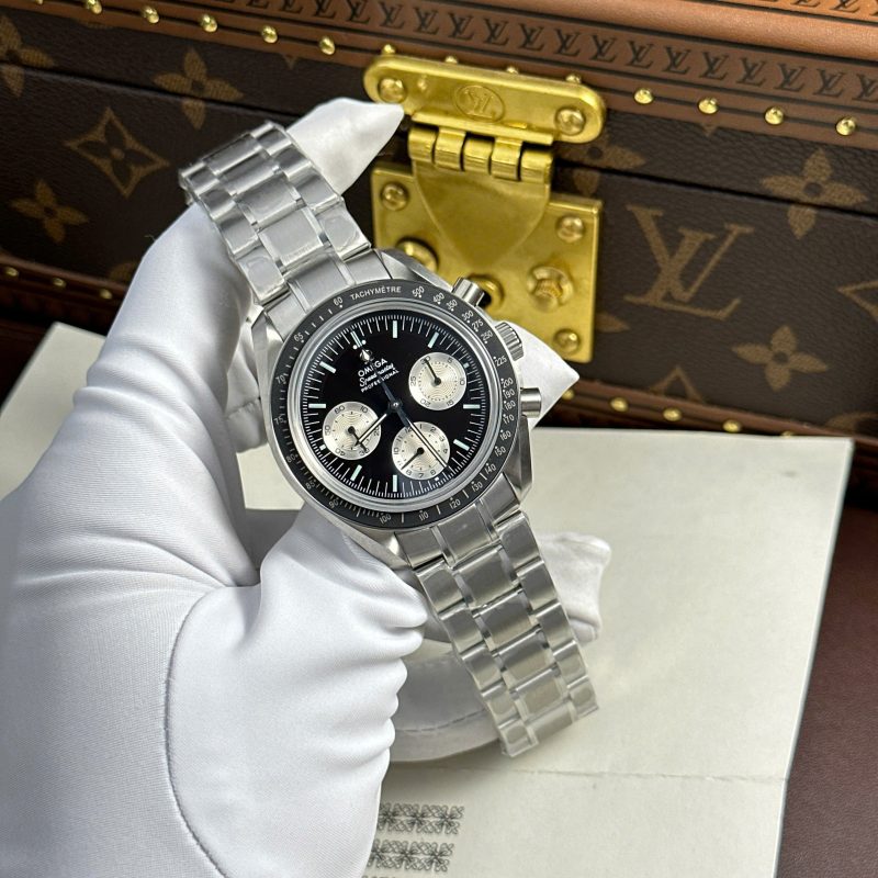 Omega-Moonwatch-Speedmaster-Speedy-Tuesday-Limited-Edition-Steel-2-800x800 Omega Moonwatch Speedmaster Speedy Tuesday Steel Limited Edition Black & White Dial Replica 42mm - Image 2