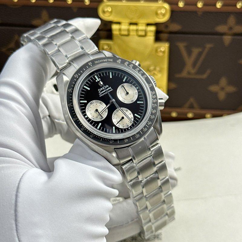 Omega-Moonwatch-Speedmaster-Speedy-Tuesday-Limited-Edition-Steel-4-800x800 Omega Moonwatch Speedmaster Speedy Tuesday Steel Limited Edition Black & White Dial Replica 42mm - Image 4