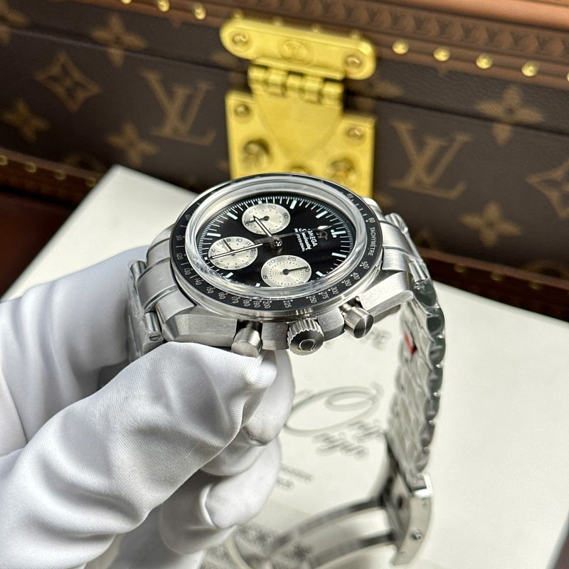 Omega-Moonwatch-Speedmaster-Speedy-Tuesday-Limited-Edition-Steel-5-800x800 Omega Moonwatch Speedmaster Speedy Tuesday Steel Limited Edition Black & White Dial Replica 42mm - Image 5