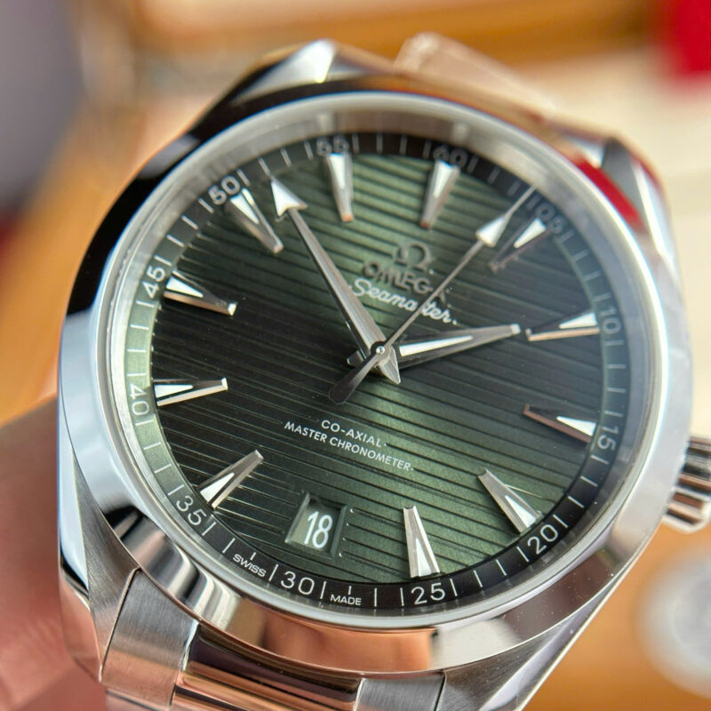 Omega-Seamaster-Aqua-Terra-Co-Axial-Master-Chronometer-Green-Dial-2-800x800 Omega Seamaster Aqua Terra Co-Axial Master Chronometer Green Dial Best Replica VSF 41mm - Image 2