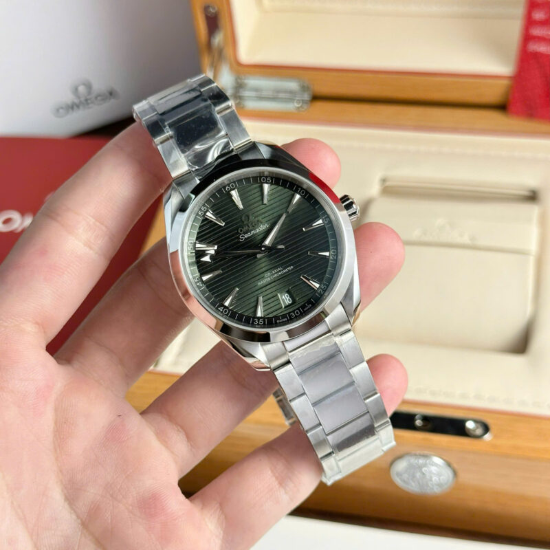Omega-Seamaster-Aqua-Terra-Co-Axial-Master-Chronometer-Green-Dial-800x800 Omega Seamaster Aqua Terra Co-Axial Master Chronometer Green Dial Best Replica VSF 41mm