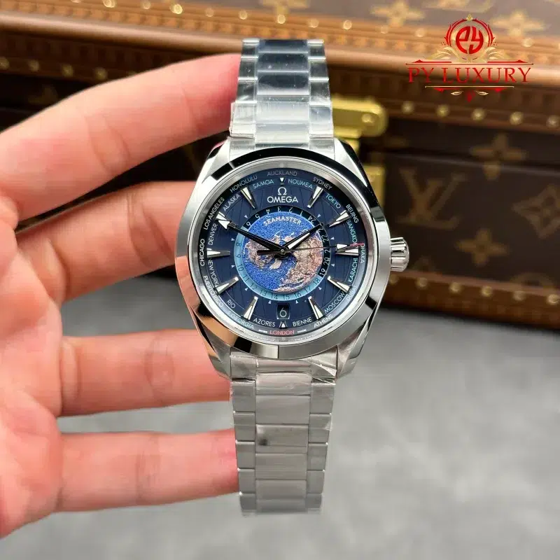 Omega-Seamaster-Aqua-Terra-Worldtimer-Blue-Dial-Steel-Bracelet-Best-Edition-1-800x800 Omega Seamaster Aqua Terra Worldtimer Blue Dial Steel Bracelet Best Edition 43mm