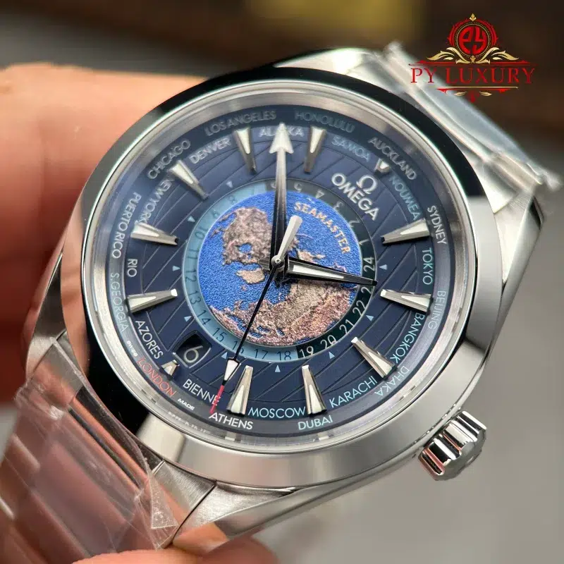 Omega-Seamaster-Aqua-Terra-Worldtimer-Blue-Dial-Steel-Bracelet-Best-Edition-5-800x800 Omega Seamaster Aqua Terra Worldtimer Blue Dial Steel Bracelet Best Edition 43mm - Image 5