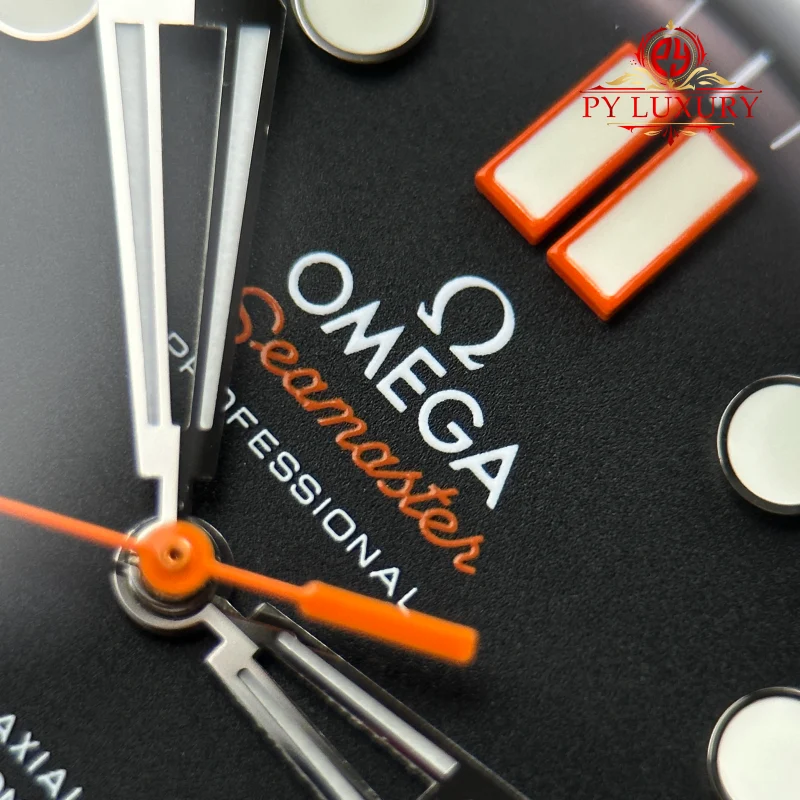 Omega-Seamaster-Diver-300M-21032422001006-Steel-Black-Dial-Orange-Rubber-Strap-6-800x800 Omega Seamaster Diver 300M Black & Orange Dial Steel Mesh & Orange Rubber Strap 1:1 Best Replica VSF 42mm - Image 6