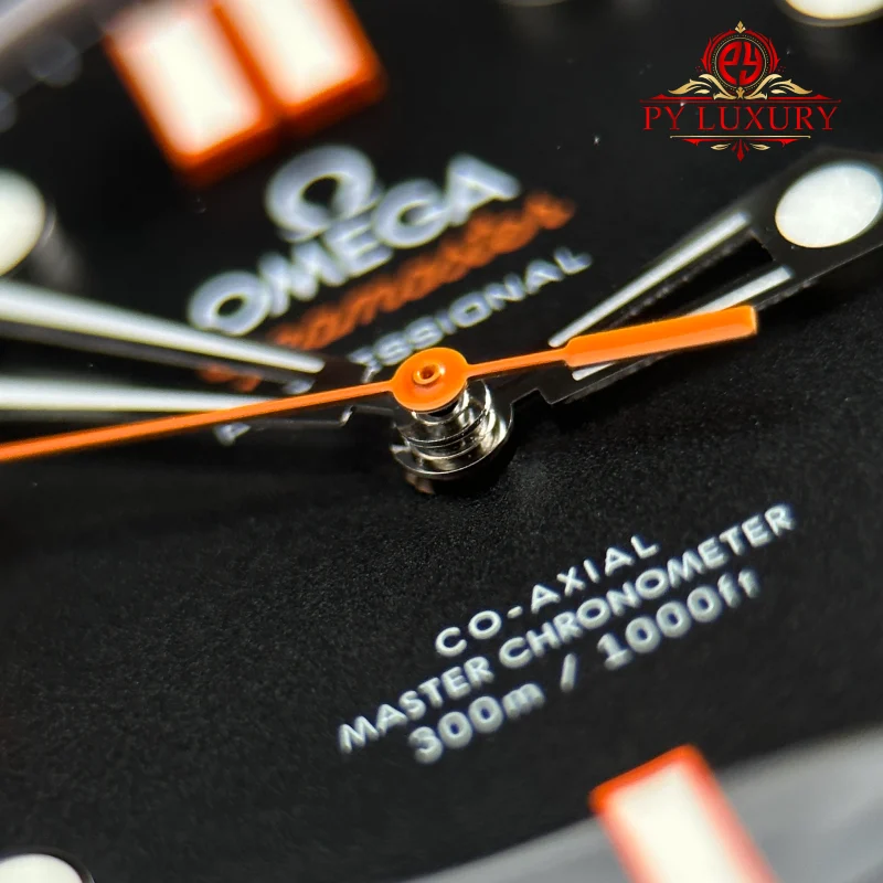 Omega-Seamaster-Diver-300M-21032422001006-Steel-Black-Dial-Orange-Rubber-Strap-7-800x800 Omega Seamaster Diver 300M Black & Orange Dial Steel Mesh & Orange Rubber Strap 1:1 Best Replica VSF 42mm - Image 7