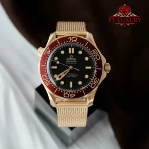 Omega Seamaster Diver 300M Bronze Gold on Bronze Gold Black Dial 1:1 Best Replica VSF 42mm
