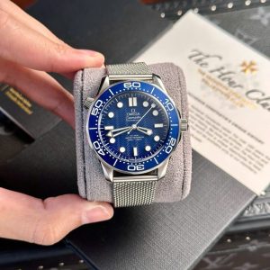 Omega Seamaster Diver 300M James Bond 60th Anniversary Blue Dial Best Replica VSF 42mm