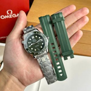 Omega Seamaster Diver 300M Steel Green Dial Green Ceramic Bezel Best Replica VSF 42mm