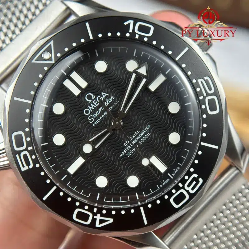 Omega-Seamaster-Diver-300M-Steel-on-Steel-Black-Dial-7-800x800 Omega Seamaster Diver 300M Steel on Steel 210.30.42.20.01.010 Black Dial 1:1 Best Replica VSF 42mm - Image 5