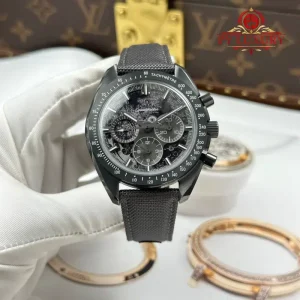 Omega Speedmaster Grey Side of the Moon Apollo 8 Grey Ceramic Grey Dial Nylon Strap Best Replica 44mm