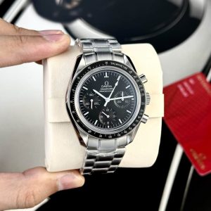 Omega Speedmaster Moonwatch Chronograph Black Dial Swiss Replica 42mm