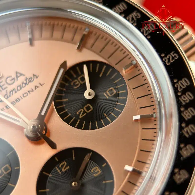 Omega-Speedmaster-Moonwatch-Chronograph-Two-Tone-Rose-Gold-Pink-Dial-Swiss-Replica-7-800x800 Omega Speedmaster Moonwatch Chronograph Two Tone Rose Gold Pink Dial Swiss Replica 42mm - Image 7
