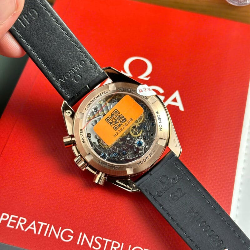 Omega-Speedmaster-Moonwatch-Professional-Chronograph-Rose-Gold-Black-Dial-Leather-9-scaled-800x800 Omega Speedmaster Moonwatch Professional Chronograph Rose Gold Black Dial Swiss Replica 42mm - Image 7