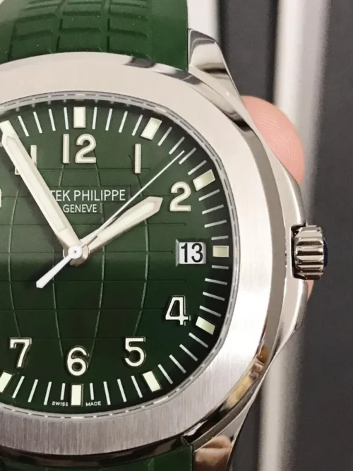 PHOTO-2020-12-07-03-24-30-6-2-500x667 Aquanaut 5168G 42mm SS ZF 1:1 Best Edition Green Dial on Green Rubber Strap - Image 2