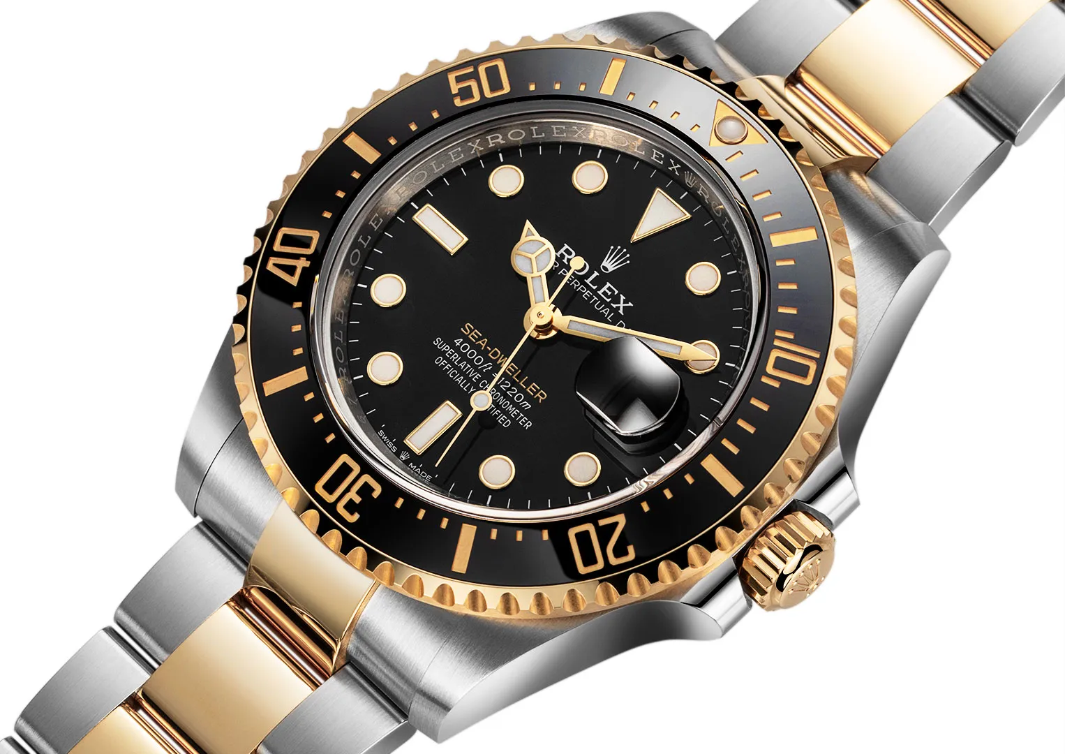 RGRolex2bod-2020-01-02-11-19-26-820 Sea-Dweller 43mm Two Tone SS/YG 126603 VSF Best Edition Black Dial on SS/YG Bracelet VS3235 - Image 3