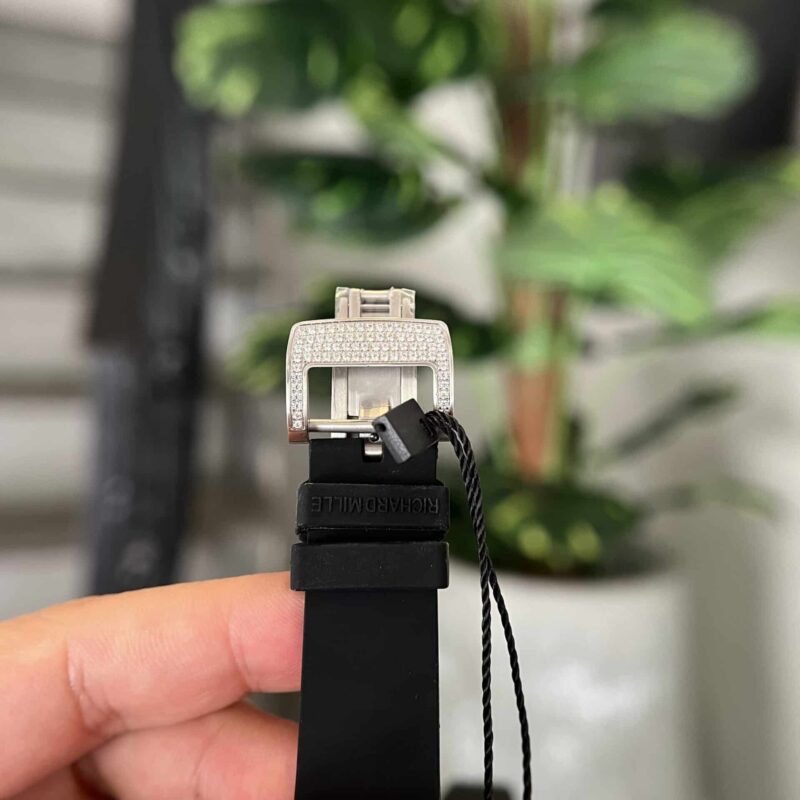 RM07-01-Full-Diamond-Black-Lip-Black-Rubber-Strap-8-800x800 Richard Mille RM07-01 Full Diamond Black Lip Replica 45.32 x 32.3mm - Image 8