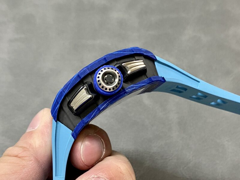 RM11-03-Jean-Todt-50th-Anniversary-Chronograph-Blue-Carbon-Fiber-8-800x600 Richard Mille RM11-03 Jean Todt 50th Anniversary Chronograph Blue Carbon Fiber Best Replica KVF 49.94 x 44.5mm - Image 6