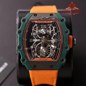 Richard Mille RM21-02 Tourbillon Aerodyne Green TPT Best Replica 42.68mm x 50.12mm