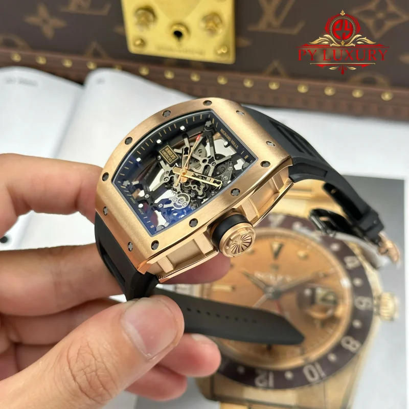Richard-Mille-RM-035-Americas-Rose-Gold-Toro-Skeleton-Limited-Edition-2-800x800 Richard Mille RM035 Americas Rose Gold Toro Skeleton 1:1 Best Replica ZF Factory 39.7mm x 48mm - Image 3