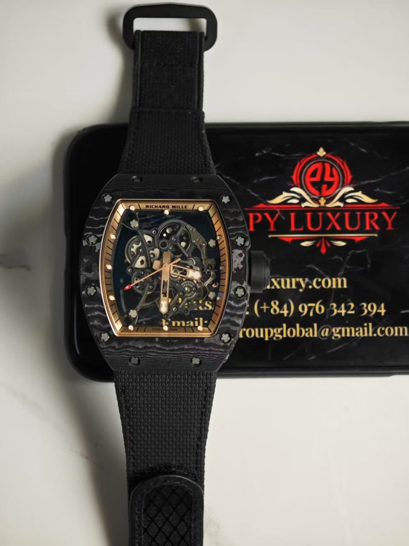 Richard-Mille-RM-055-Bubba-Watson-Asia-Edition-Exclusive-Quality-1-800x1067 Richard Mille RM055 Bubba Watson Asia Edition Custom Made Exquisite NTPT Carbon Fiber 1:1 Vaucher Movement Exclusive Quality