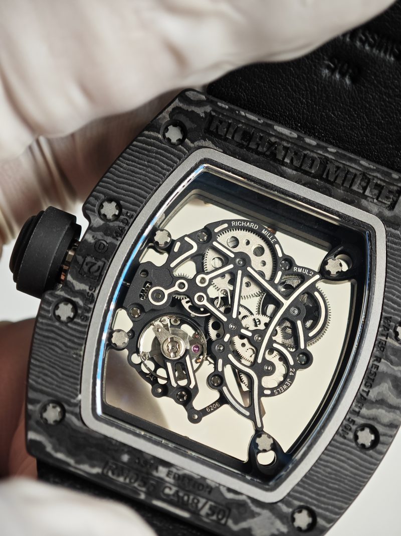 Richard-Mille-RM-055-Bubba-Watson-Asia-Edition-Exclusive-Quality-11-800x1067 Richard Mille RM055 Bubba Watson Asia Edition Custom Made Exquisite NTPT Carbon Fiber 1:1 Vaucher Movement Exclusive Quality - Image 12