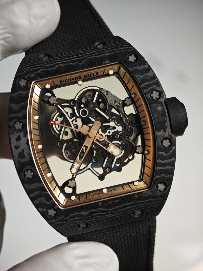 Richard-Mille-RM-055-Bubba-Watson-Asia-Edition-Exclusive-Quality-14-800x1067 Richard Mille RM055 Bubba Watson Asia Edition Custom Made Exquisite NTPT Carbon Fiber 1:1 Vaucher Movement Exclusive Quality - Image 3